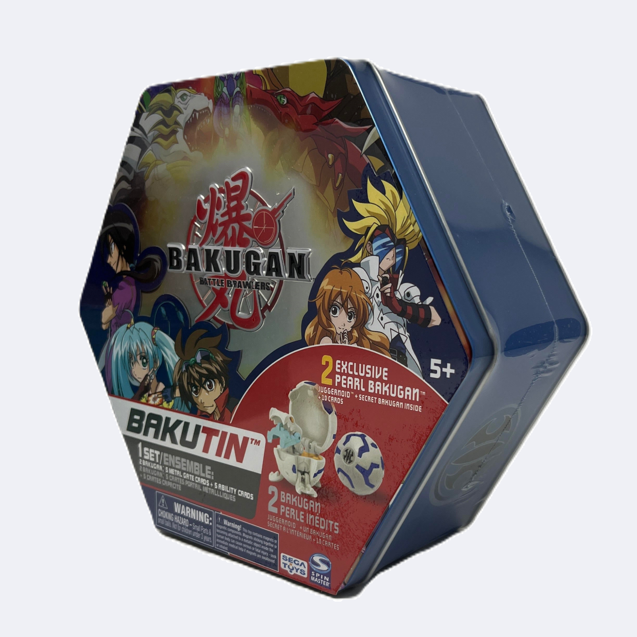 NEW Sealed Bakugan Battle Brawlers Bakutin (Blue) Exclusive Pearl Bakugan Juggernoid