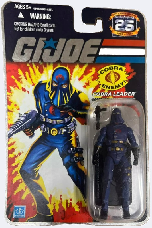 G.I. Joe 25th Anniversary Cobra Leader Action Figure New and Sealed