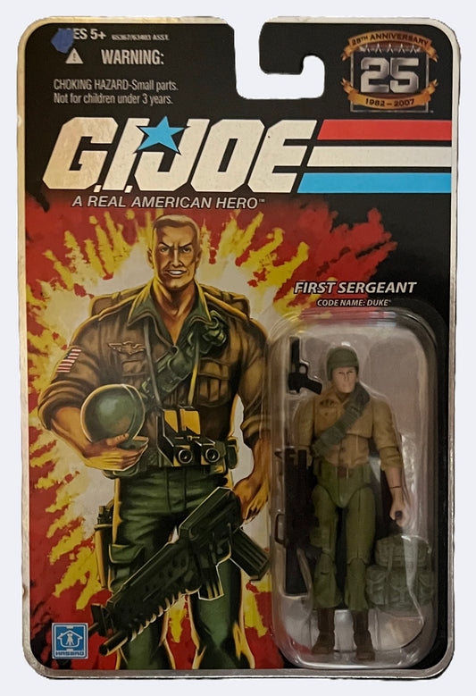 G.I. Joe FIRST SERGEANT CODE NAME DUKE 25th Anniversary New and Sealed