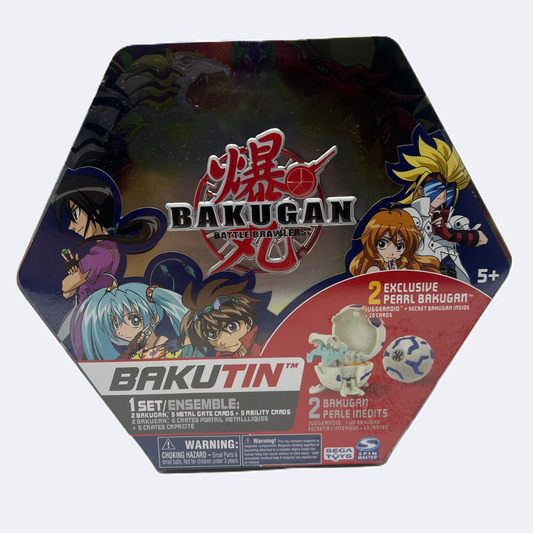 NEW Sealed Bakugan Battle Brawlers Bakutin (Blue) Exclusive Pearl Bakugan Juggernoid