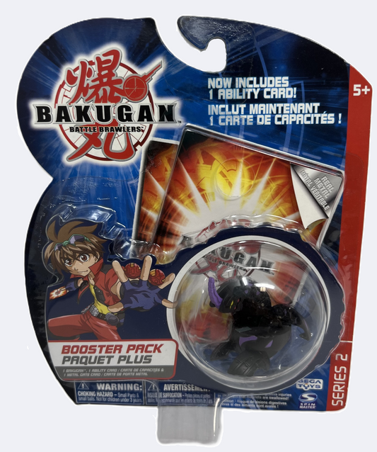 Bakugan Battle Brawlers B1 Darkus 1 Booster Pack + Metal Card