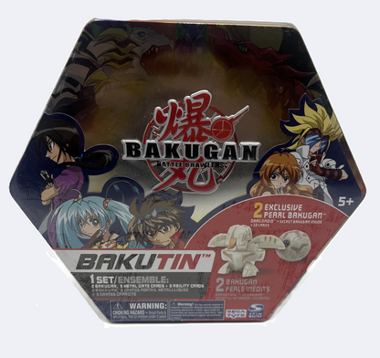 NEW Sealed Bakugan Battle Brawlers Bakutin (Gold) Exclusive Pearl Bakugan Dragonoid